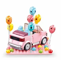 Sluban Mini Handcraft Party Car_ Pembe 1016000264000