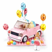 Sluban Mini Handcraft Party Car_ Pembe 1016000264000