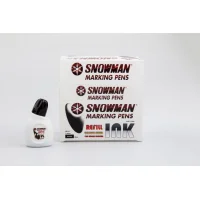 Snowman Tahta Kalem Mürekkebi 30cc. Siyah