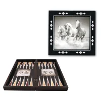 Star 1021262 Figürlü Tavla Beyaz Atlar