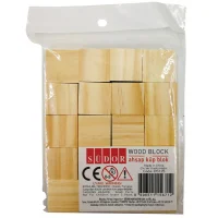 Südor Ahşap Küp Blok 20li Naturel Bs125