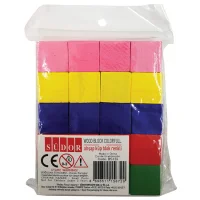 Südor Ahşap Küp Blok 20li Renkli Bs126