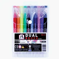 Südor Fl05 Monalisa Dual Fineliner+brush 10 Renk Set