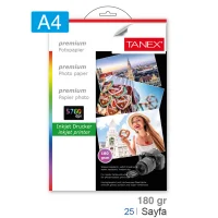 Tanex Fotoğraf Kağıdı A4 25li 180 Gram