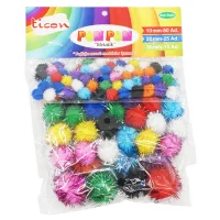 Ticon Ponpon 10-20-30 Mm Karışık Paket 284090