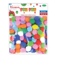 Ticon Ponpon 20 Mm 70li Pastel Renkler 362114