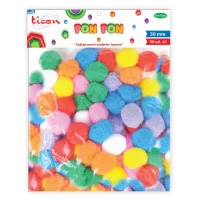 Ticon Ponpon 30 Mm 50li Pastel Renkler 362115