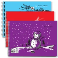 Umut New Style 35x50 Spiralli Pp Kapak Resim Defteri 25 Yaprak