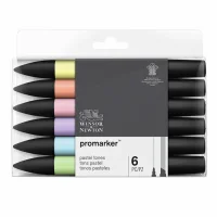 Winsor Newton Promarker 6lı Set Pastel Tonları Lv-wn-0290113