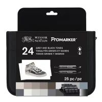 Winsor Newton Promarker Siyah Gri Çantalı Set 24 Rn Lv-wn0290081