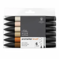 Winsor Newton Promarker Ten Renkleri Seti 6 Renk  Lv-wn-0290127