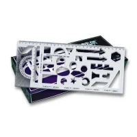 Yıldızlar Cetvel 30 Cm Ölçekli Şablon 007