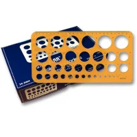 Yıldızlar Şablon Daire Büyük 022