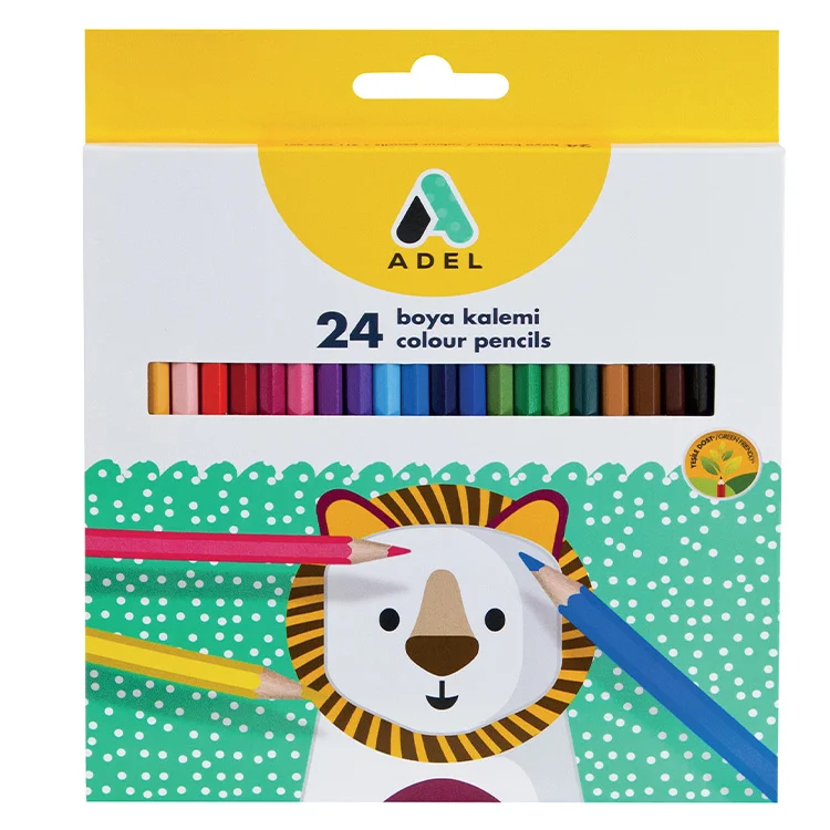 Adel Kuru Boya Kalemi 24lü Tam Boy 2112365001000