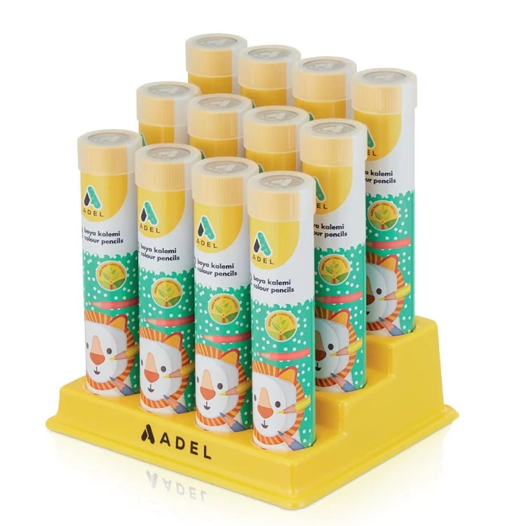 Adel Kuru Boya Kalemi Metal Tüp 12li Tam Boy 2112315013000