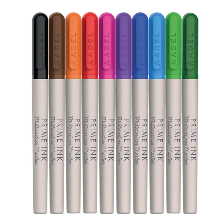 Adel Markör Kalem Prime Ink Multisurface 10lu Klasik Renk 2201000106000