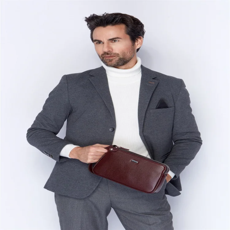 Aka El Çantası 117-70 Floter Bordo Deri