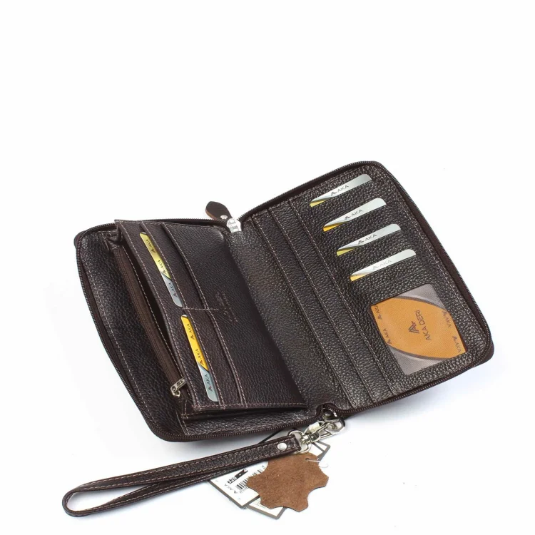 Aka El Çantası 320-4 Floter Kahve Deri