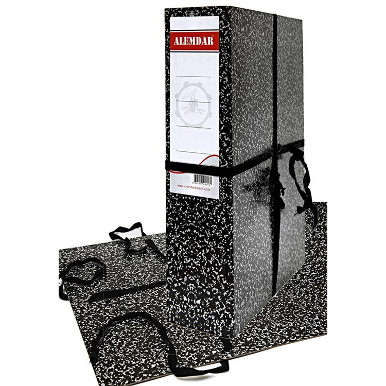 Alemdar Karton Geniş-dar Bağlı Klasör Dmo Siyah