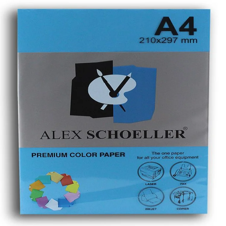 Alex Schoeller Fotokopi Kağıdı A4 500lü Koyu Mavi Alx-620