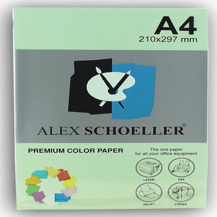 Alex Schoeller Fotokopi Kağıdı A4 500lü Koyu Yeşil Alx-590