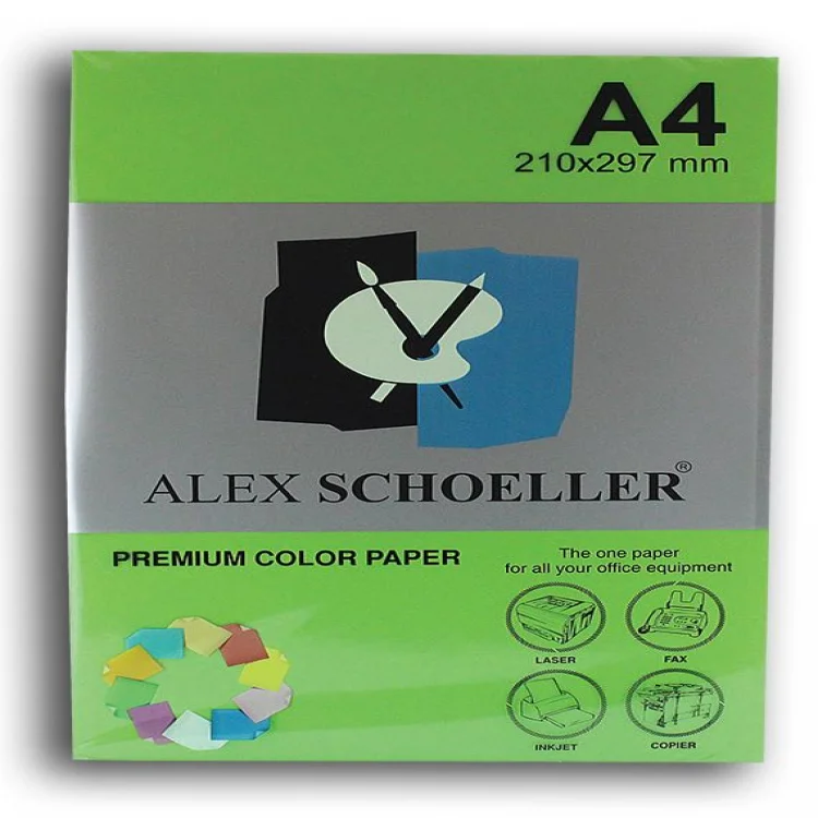 Alex Schoeller Fotokopi Kağıdı A4 500lü Koyu Yeşil Alx-630