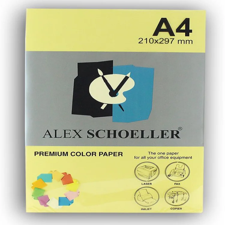 Alex Schoeller Fotokopi Kağıdı A4 500lü Sarı Alx-560