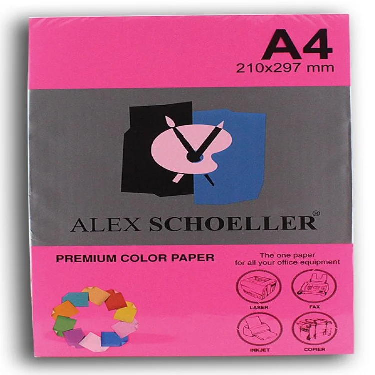 Alex Schoeller Fotokopi Kağıdı A4 500lü Kırmızı Alx-750