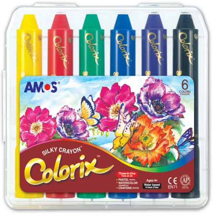 Amos Üçü Bir Arada Boya Colorix 6lı Pp Kutu Crx5pc6