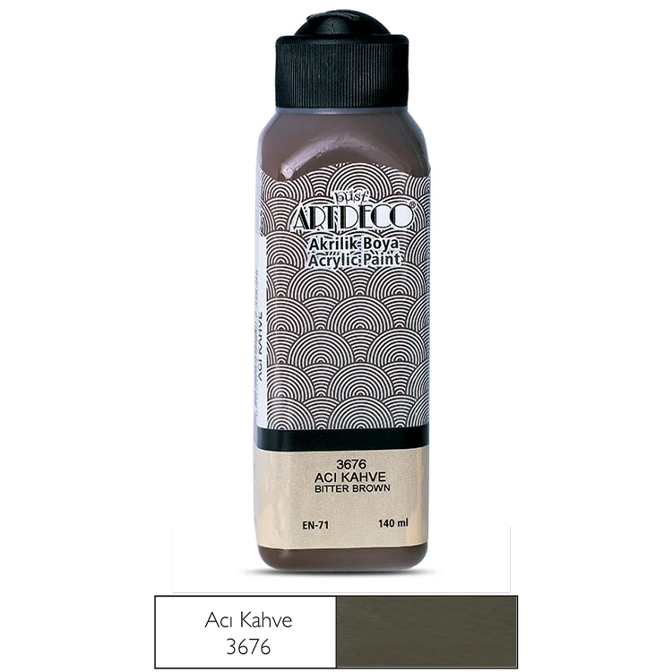 Artdeco Akrilik Boya 140 Ml Acı Kahve 70r-3676