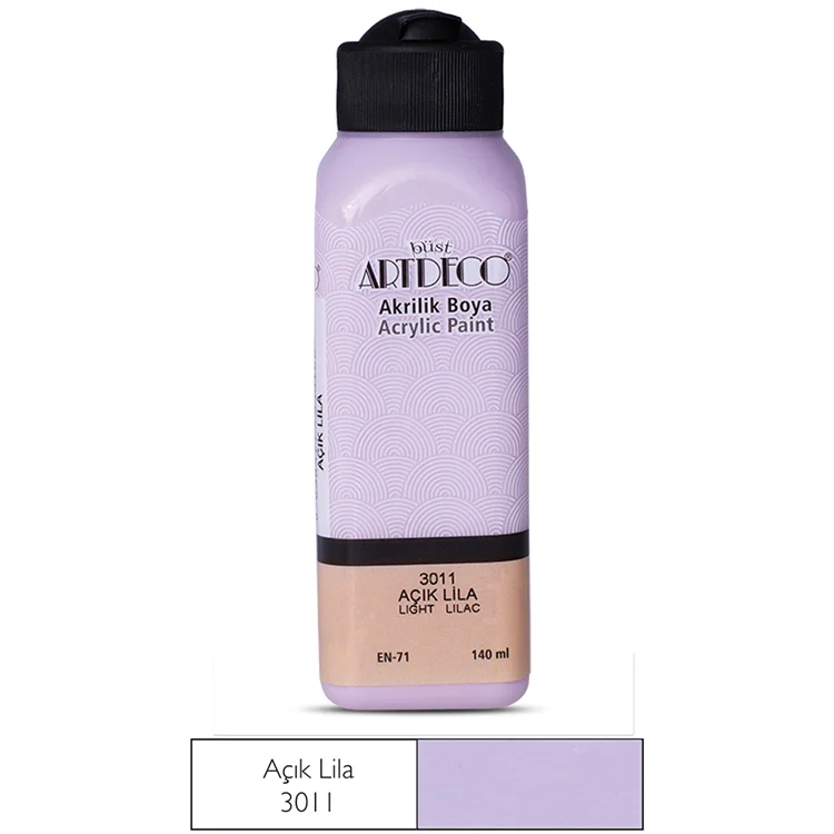 Artdeco Akrilik Boya 140 Ml Açık Lila 070r-3011
