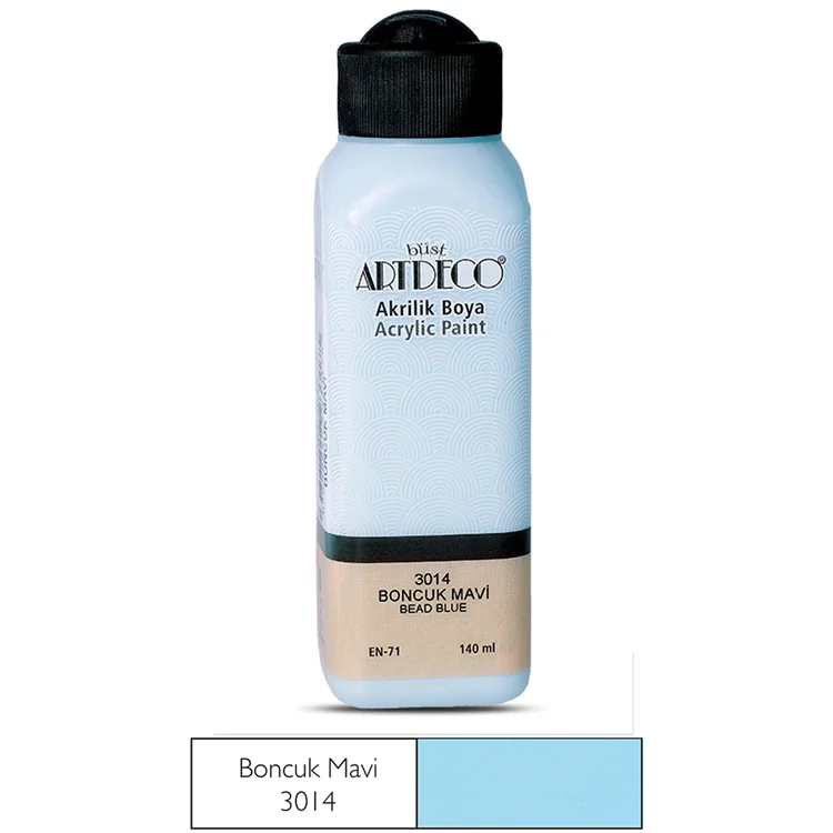 Artdeco Akrilik Boya 140 Ml Boncuk Mavi 070r-3014