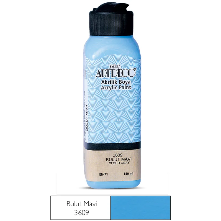 Artdeco Akrilik Boya 140 Ml Bulut Mavi Y-070r-3609