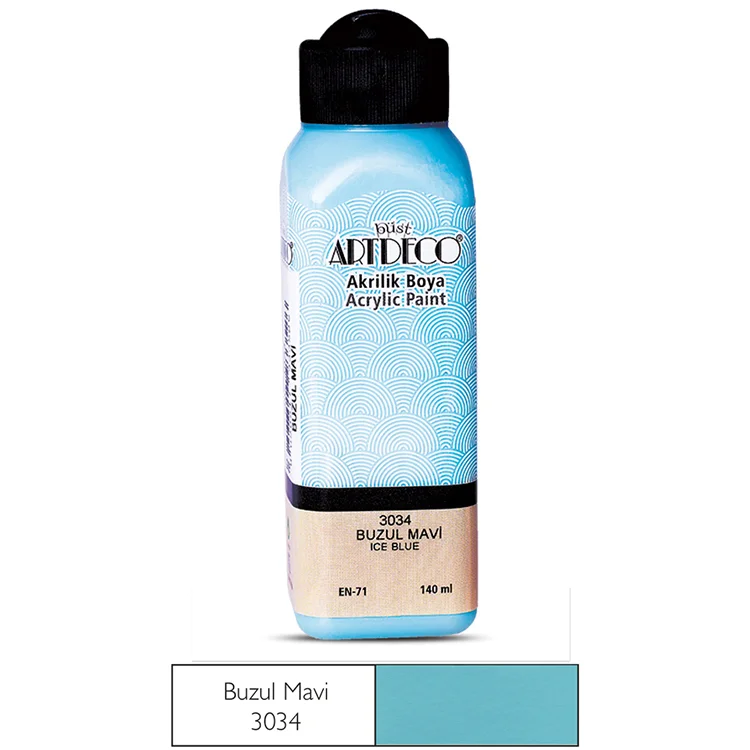 Artdeco Akrilik Boya 140 Ml Buzul Mavi Lv-y-070r-3034