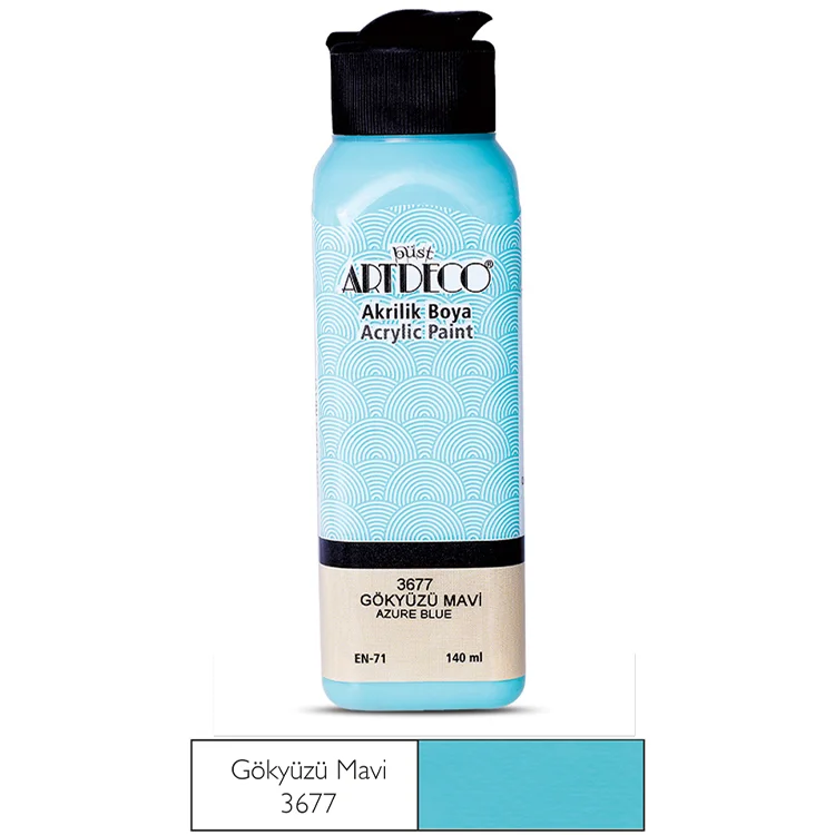 Artdeco Akrilik Boya 140 Ml Gökyüzü Mavi 070r-3677