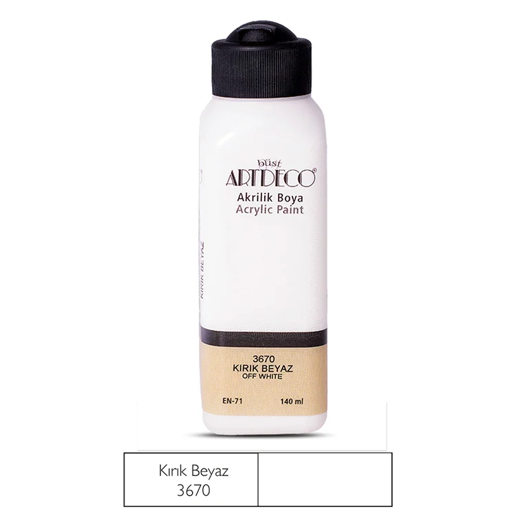 Artdeco Akrilik Boya 140 Ml Kırık Beyaz 070r-3670