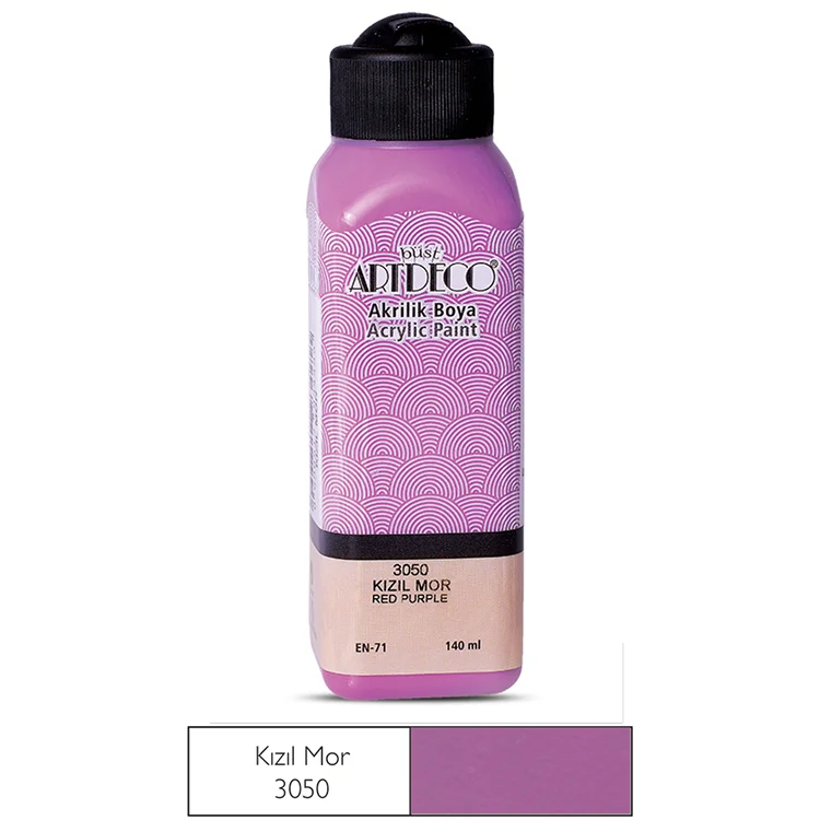 Artdeco Akrilik Boya 140 Ml Kızıl Mor 070r-3050
