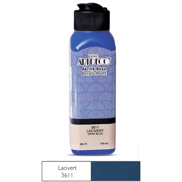 Artdeco Akrilik Boya 140 Ml Lacivert Y-070r-3611