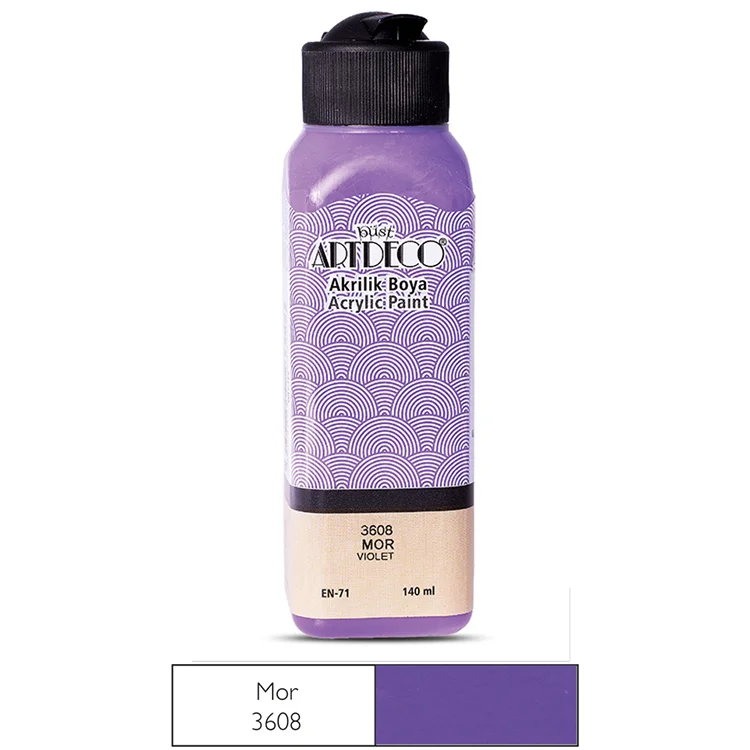 Artdeco Akrilik Boya 140 Ml Mor Y-070r-3608