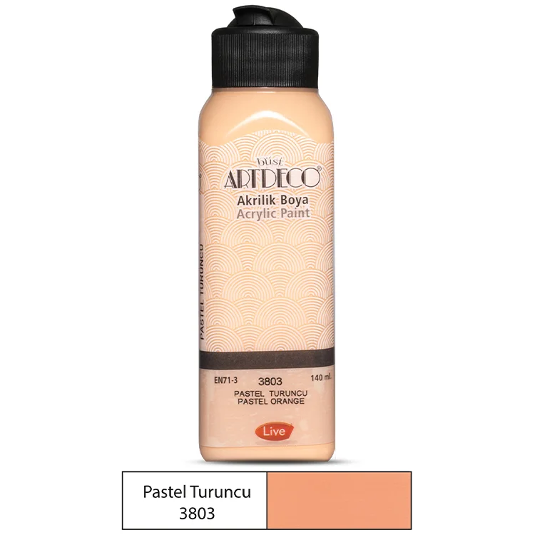 Artdeco Akrilik Boya 140 Ml Pastel Turuncu Lv-y-070r-3803