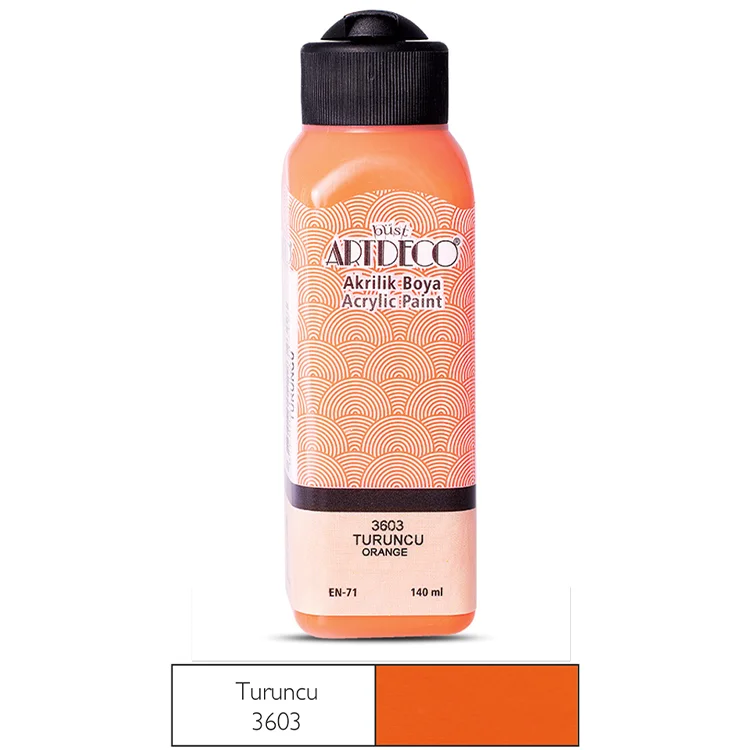 Artdeco Akrilik Boya 140 Ml Turuncu  Y-070r-3603