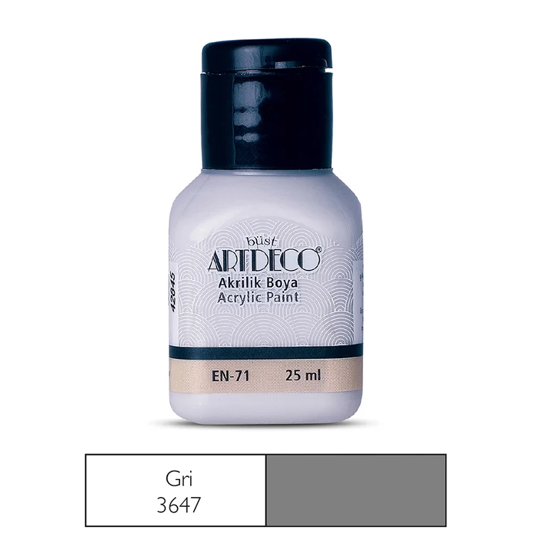 Artdeco Akrilik Boya 25 Ml Gri Y-070a-3647