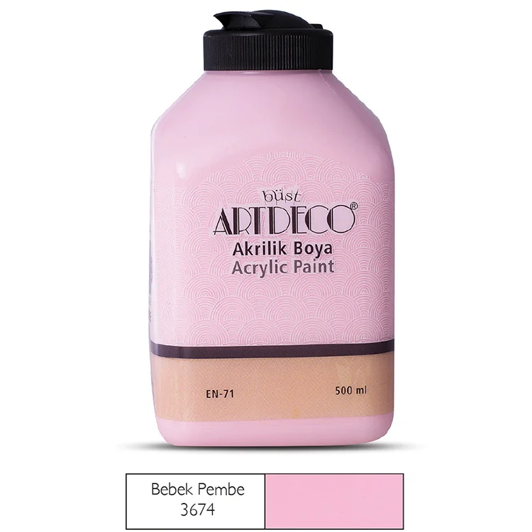 Artdeco Akrilik Boya 500 Ml Bebek Pembe Y-070l-3674