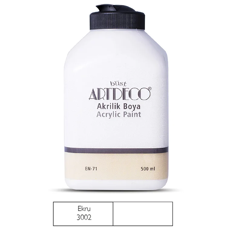 Artdeco Akrilik Boya 500 Ml Ekru Y-070l-3002