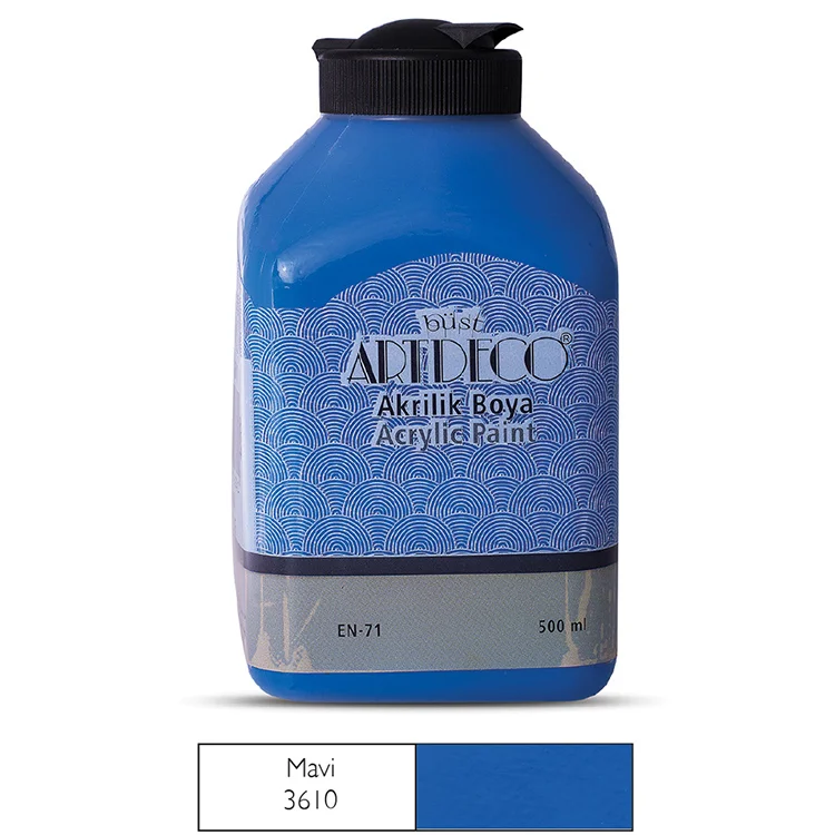 Artdeco Akrilik Boya 500 Ml Mavi Y-070l-3610