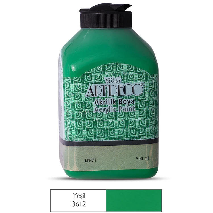 Artdeco Akrilik Boya 500 Ml Yeşil Y-070l-3612