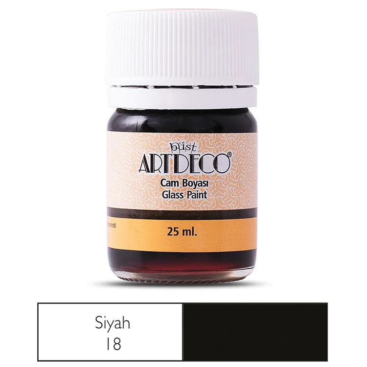 Artdeco Cam Boyası 25 Ml Siyah 030a-18