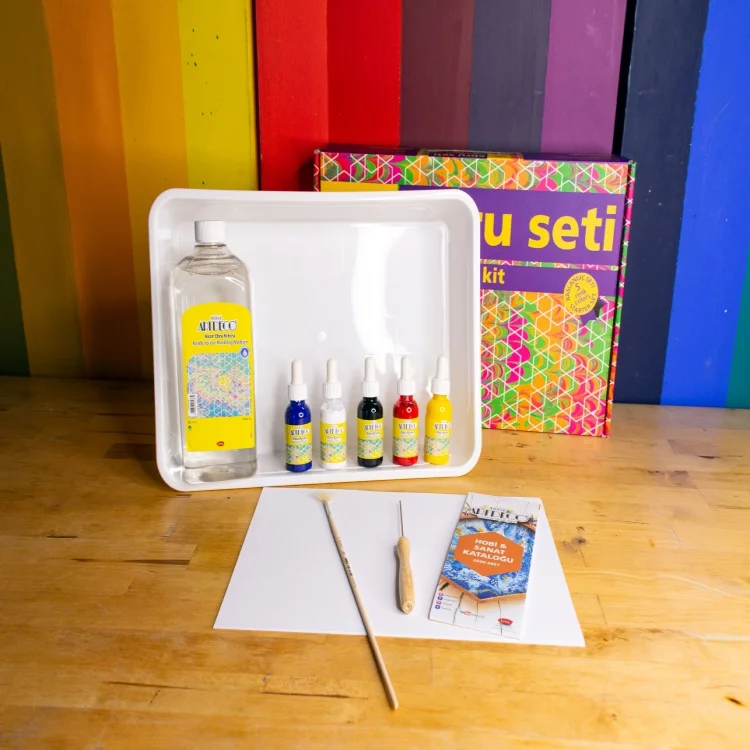 Artdeco Ebru Başlangıç Seti 5 Renk Y-016es-es2