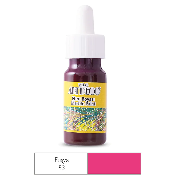 Artdeco Ebru Boyası 30 Ml Fuşya Y-016b-53