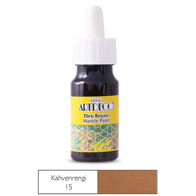 Artdeco Ebru Boyası 30 Ml Kahverengi Y-016b-15